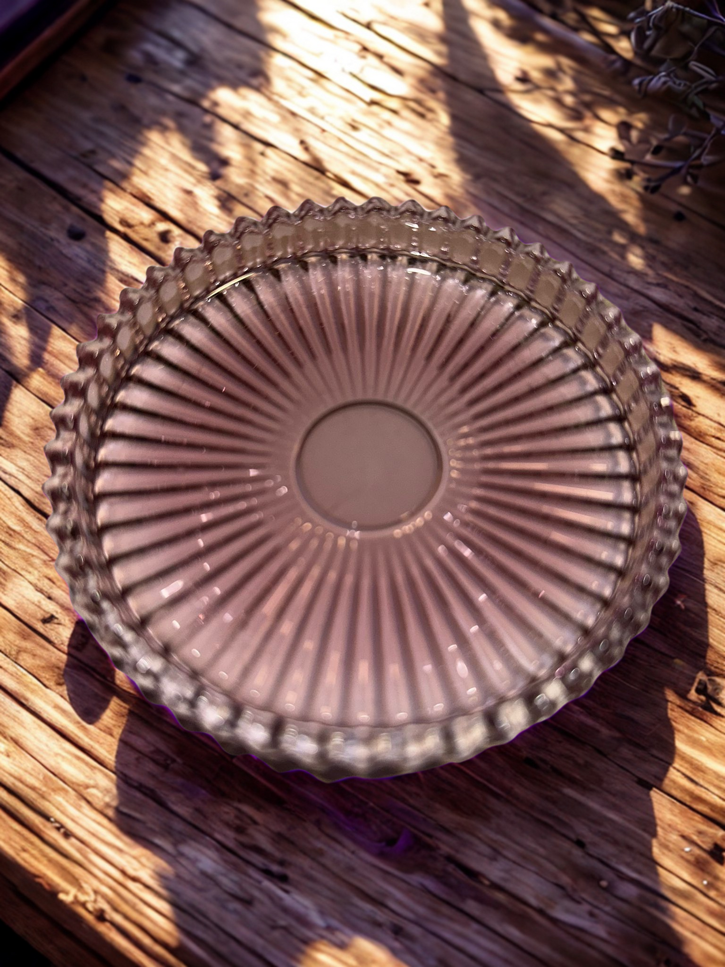 GLOW BOWL – Glasteller für Dekokerzen